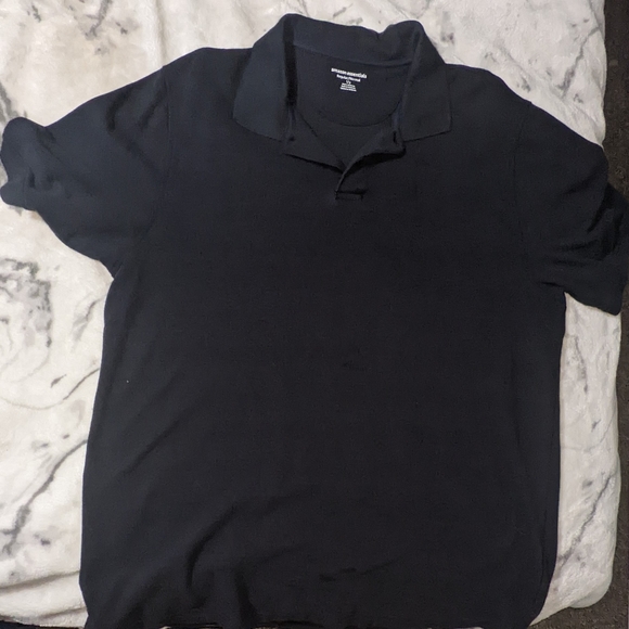 Amazon Essentials Large Men Polo Shirt Navy Blue - Picture 2 of 5